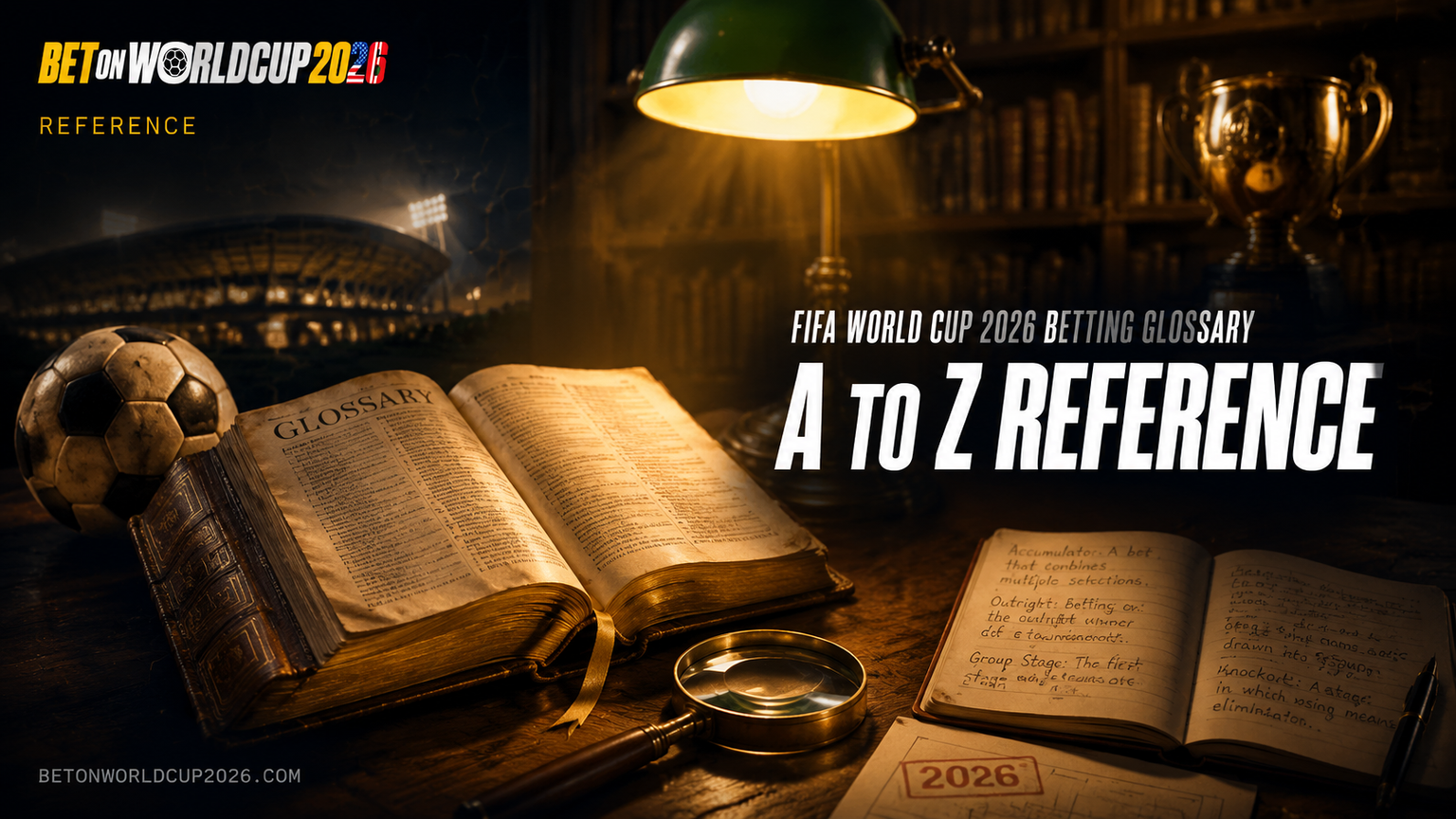 Thuật ngữ cá cược World Cup 2026 — Từ A đến Z